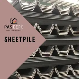 Sheetpile 400 x 100 x 10.5 x 12meter Besi Baja Turap TYPE 2