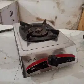 Kompor Gas Rinnai 1 Tungku (Sudah Termasuk Selang & Regulator)