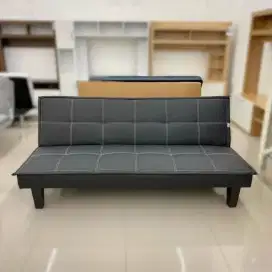 Obral sofa bed murah bahan kulit