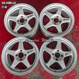 Velg spoons r15 4x100 brio jazz yaris vios swift dll