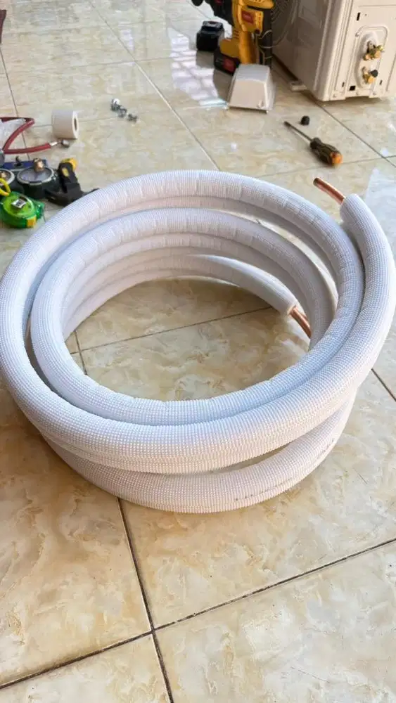 Pipa AC HODA ukuran 5/8 x 1/4 panjang 5M cocok untuk AC 1.5 - 2PK
