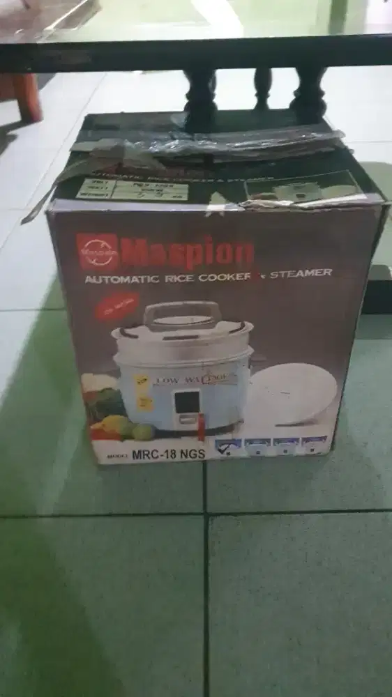 Buat  masak nasi  merk maspion