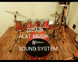 Di cari alat band dan sound system