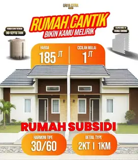 Rumah Subsidi dekat Citra dan Pemda Tigaraksa