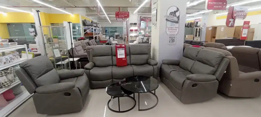 Sofa set recline promo