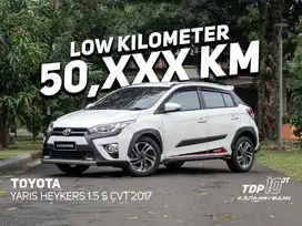 TDP 10 JUTAAN TOYOTA YARIS HEYKERS 1.5 S CVT 2017 PUTIH MOBCARS