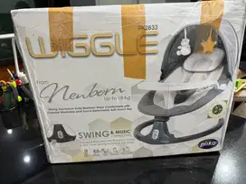 ayunan bayi wiggle swing otomatis