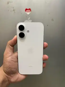 IPHONE 16 128 GB WHITE  IBOX GARANSI PANJANG