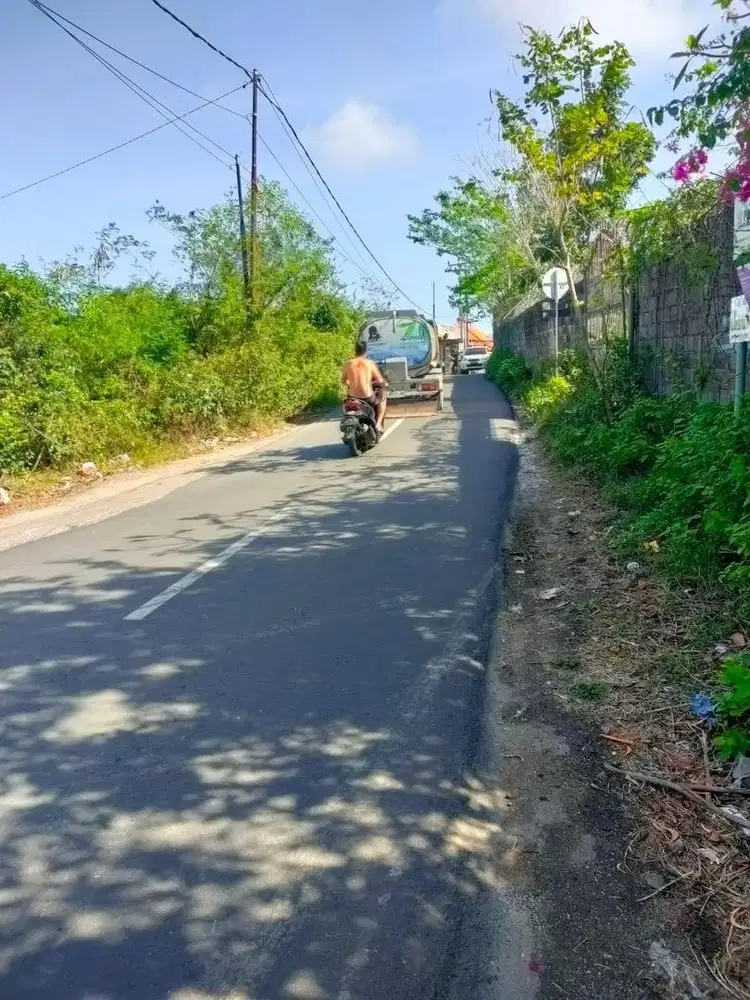 Dikontrakkan Tanah 3 Are di Jalan Merak Goa Gong Atas Ungasan Badung