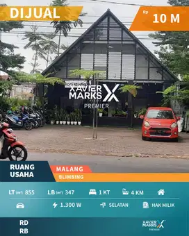 Ruang Usaha di Blimbing Malang Bangunan Estetik Cocok Untuk Cafe