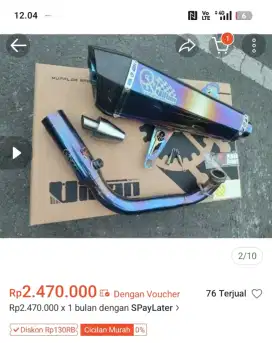 Knalpot Yamaha ORI merk vilan