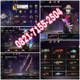 Jual Beli Akun Free Fire di jamin admin terpercaya akun sultan
