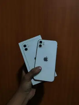 Iphone 11 128gb white  inter all operator regist dualsim