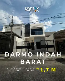 Rumah New 2 Lantai Bagus & Murah di Darmo Indah, Surabaya Barat