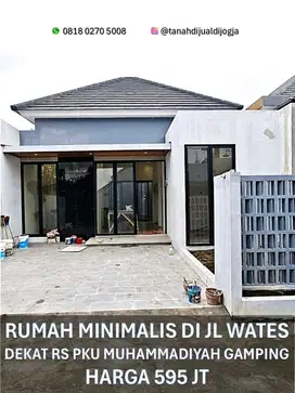 Rumah di Jl Wates KM 9 dekat RS PKU Muhammadiyah Gamping Proses Bangun