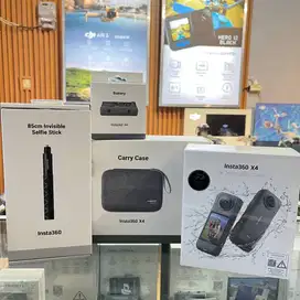 INSTA360 X4 Set Bundle With Carry Case Selfie Stick 85cm and Battery