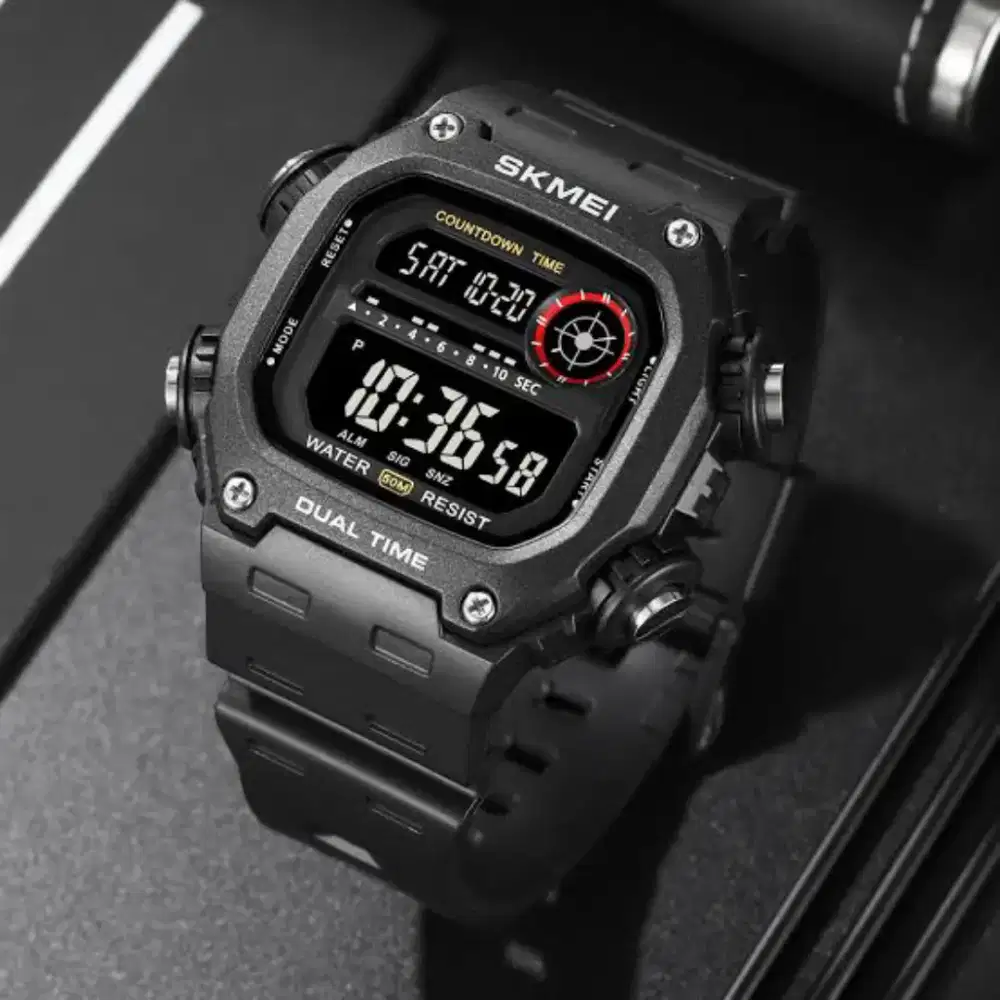 Jam tangan Digital SKMEI Sporty Pria Waterproof