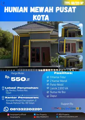 HUNIAN MODERN NYAMAN DI PUSAT KOTA TUBAN