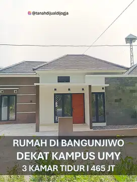 Rumah Siap Huni dekat Kampus UMY di Lemahdadi Bangunjiwo Bantul
