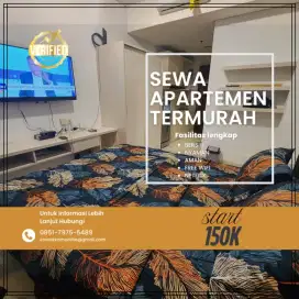 Disewakan apartemen Jakarta Harian/Transit Green Pramuka Termurah