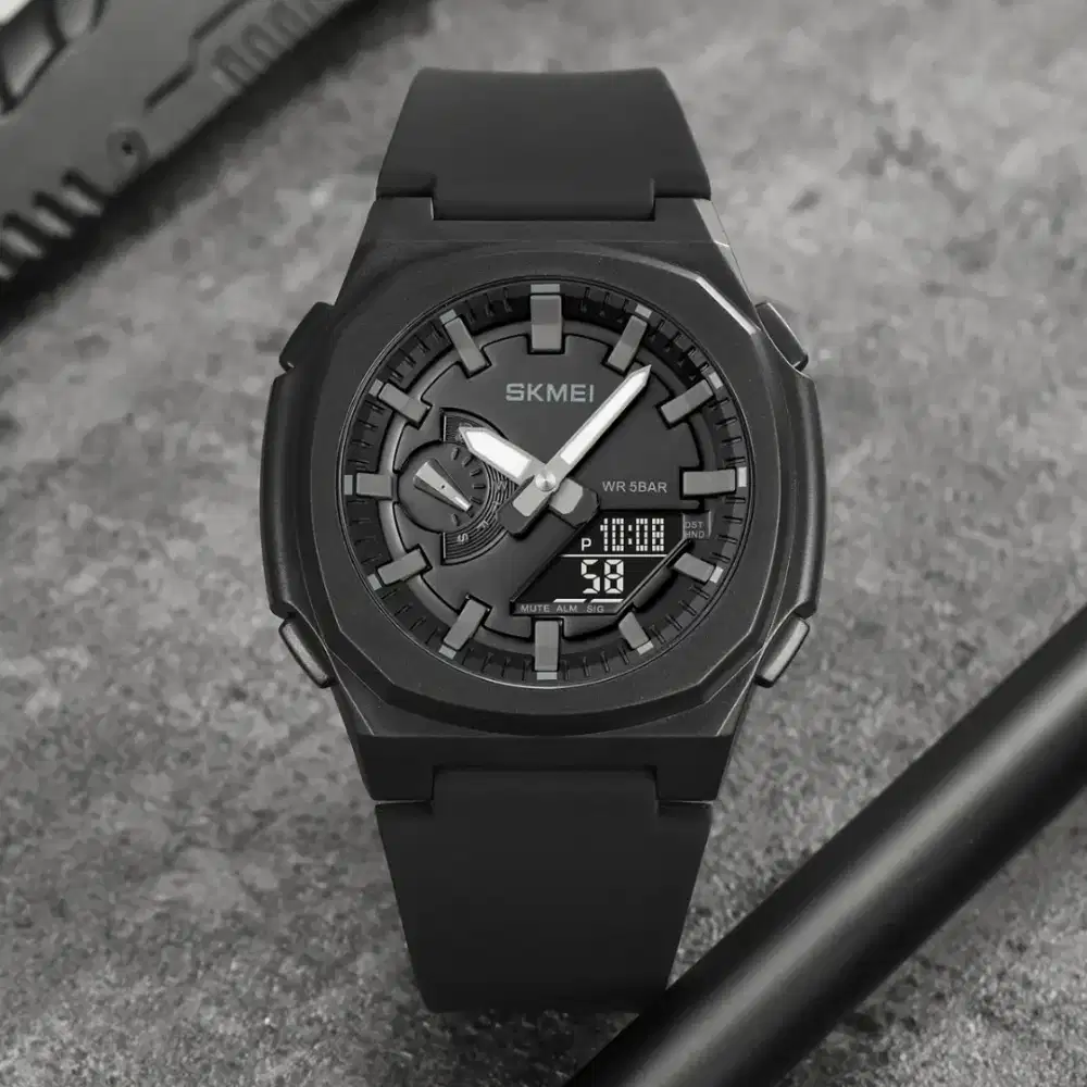 Jam tangan Pria SKMEI World time Chronograph Aktif