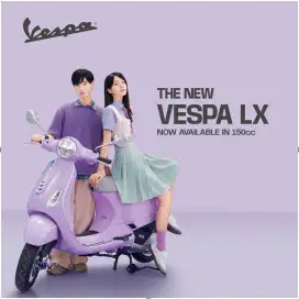 The New Vespa LX 150 I-GET