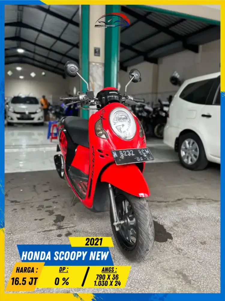 HONDA SCOOPY NEW 2021 GASSKEUN BOLOH HIKMAH MOTOR KEPUH MALANG