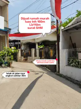 Dijual rumah murah masuk mobil