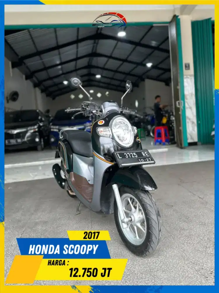 HONDA SCOOPY 2017 PLAT L MURAH MERIAH HIKMAH MOTOR KEPUH MALANG