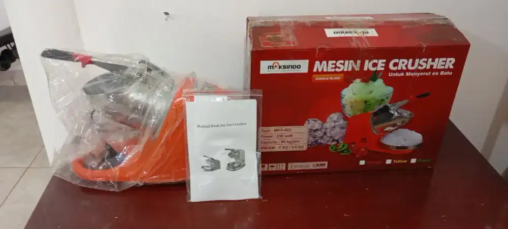 Mesin Ice Crusher merek Maksindo
