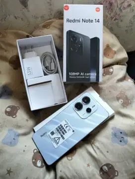 Redmi note 14 ram 8/128 gb fullset mulus. Tt atau jual.