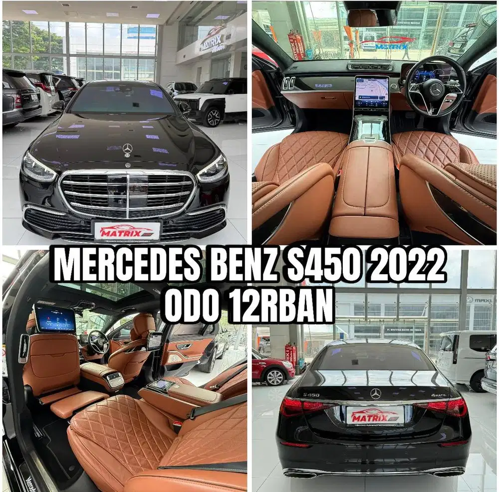 Mercy S450 Black on Orange 2022 Nik21 Siap Pakai