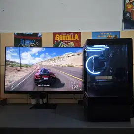 (Jual/bisa TT) PC Gaming + Monitor Ryzen 5 5600 | RX 6600 8GB