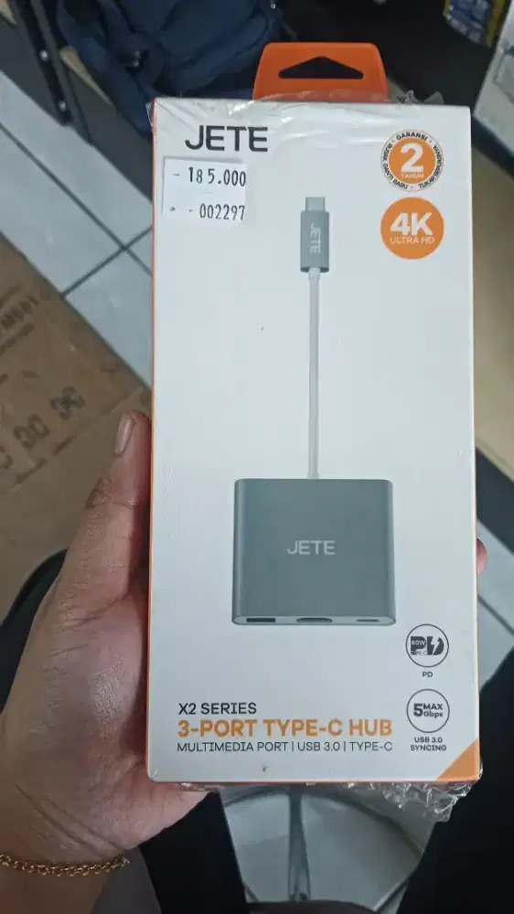 KABEL HUB 3 PORT TYPE-C JETE BARU!!!SEGEL!!!