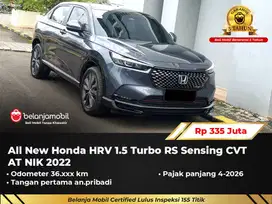 [ GARANSI 5TH ] Honda HRV HR-V HR V 1.5 Turbo RS Sensing 2022/2023