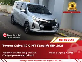[ GARANSI 5TH ] Toyota Calya 1.2 G MT Manual Facelift 2021/2022