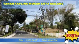 Tanah Murah Poros Jalan Selangkah Thursina Kota Malang