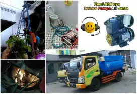 Jasa/ tukang service servis pompa air Sumur bor gali suntik sedot wc