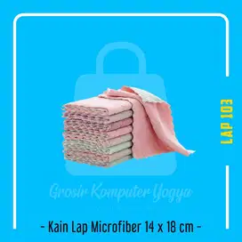 Kain Lap Piring Anti Minyak Microfiber Towel - 14 x 21 cm