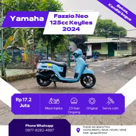Yamaha All New Fazzio Neo 125cc Keylles Bluecore 
Tahun = 2024