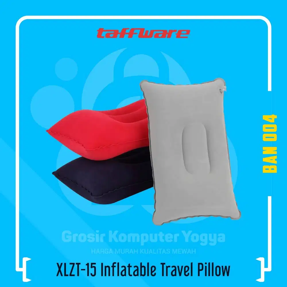 Taffware XLZT-15 Inflatable Portabel Travel Pillow Bantal Angin Kaki