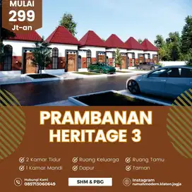 Hunian Desain Heritage Dalam Perum One Gate, Dekat Candi Prambanan