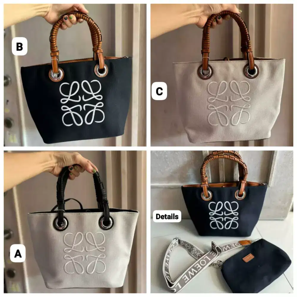 TAS LOEWE ANAGRAM TOTE BAG SMALL SIZE