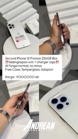 Second Iphone 12 Promax 256gb Ibox