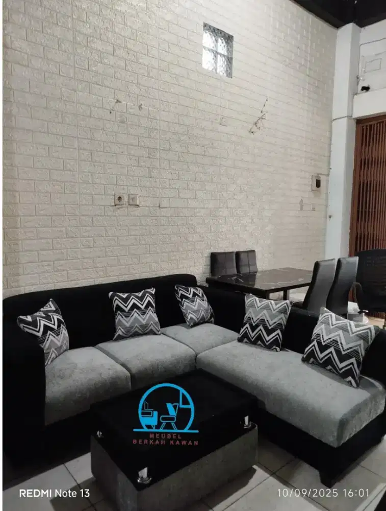 Ready Sofa L Ruang Tamu Minimalis