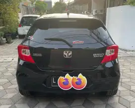 Brio satya type E tahun 2021,km 10106 on going,warna hitam,Plat L