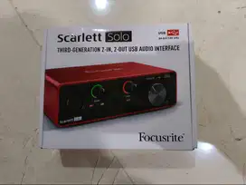 Focusrite Scarlett Solo 3rd Gen 2-in , 2-out USB Audio Interface