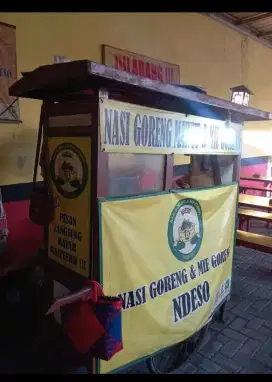 Rombong nasi goreng lengkap