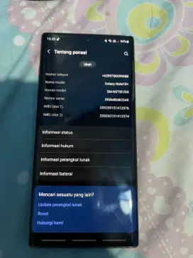 Samsung galaxy note 10 plus ex sein