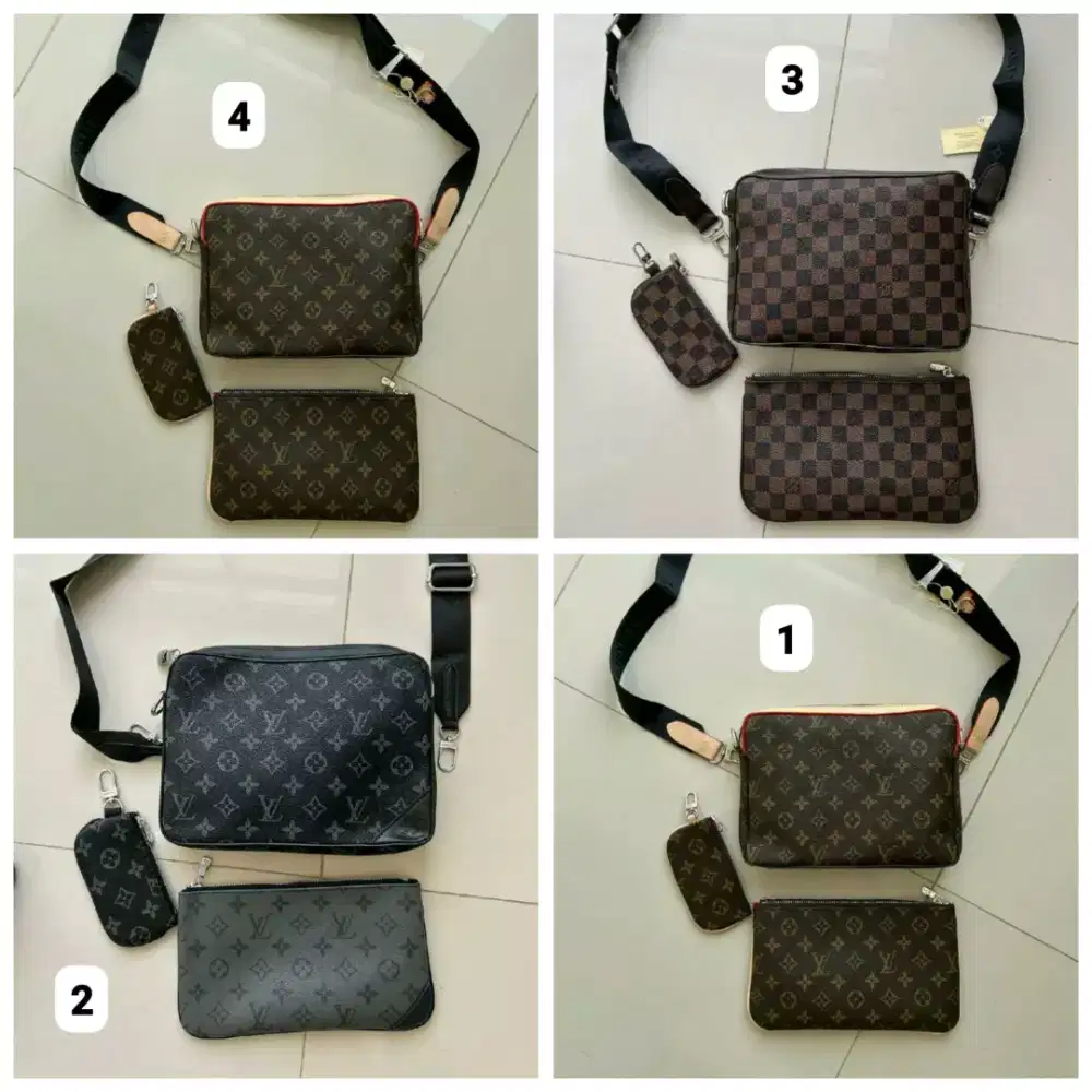 Tas Lv pochette multi trio sling bag